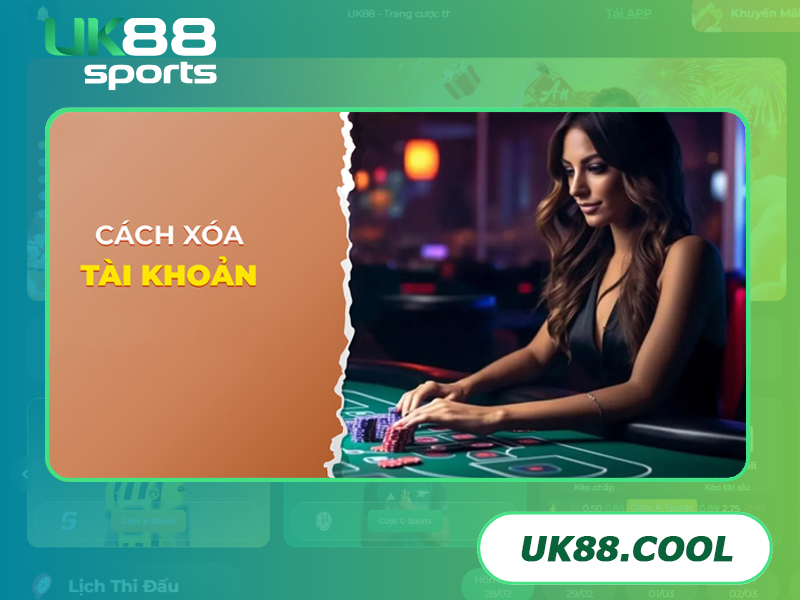 Cách xóa tài khoản UK88